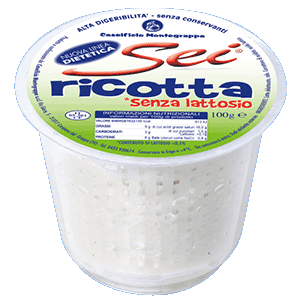 Ricotta Sei senza lattosio Caseificio Montegrappa