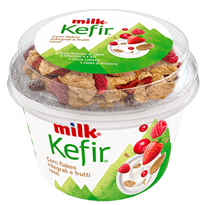 Kefir Mix con Corn Flakes Integrali e Frutti Rossi Milk