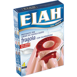 Preparato per crema da tavola gusto Fragola con guarnizione ELAH