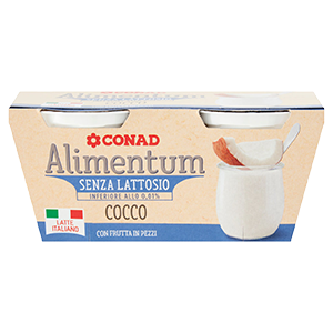 Yogurt Senza Lattosio Cocco Alimentum Conad