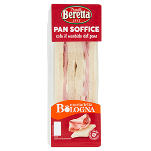 Pan Soffice Tramezzino Mortadella Bologna Fratelli Beretta 